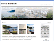 Tablet Screenshot of helford-river-boats.co.uk